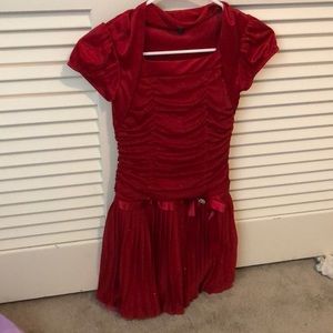 Gorgeous sparkly red dress